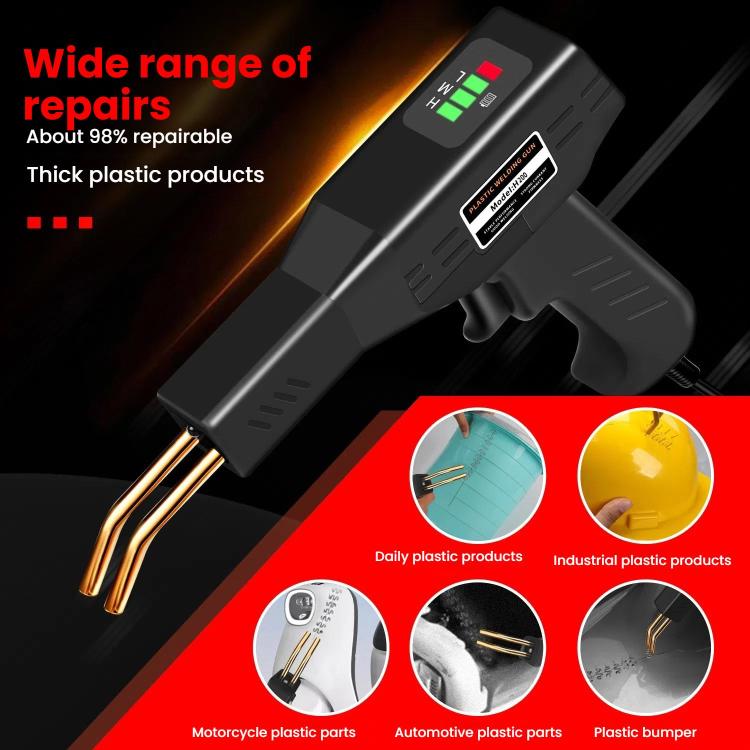 Rechargeable Car Bumper Plastic Repair Welding Machine, Specification: Black+800 Welding Nails - Hand Tool Sets by PMc TechLife | Online Shopping South Africa | PMc TechLife | Buy Now Pay Later Mobicred