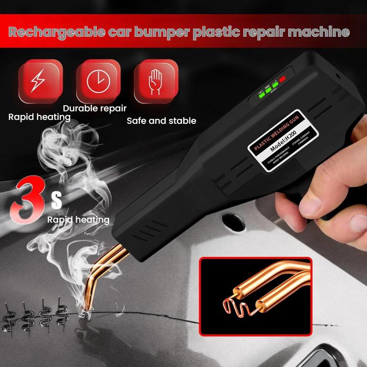 Rechargeable Car Bumper Plastic Repair Welding Machine, Specification: Black - Hand Tool Sets by PMc TechLife | Online Shopping South Africa | PMc TechLife | Buy Now Pay Later Mobicred