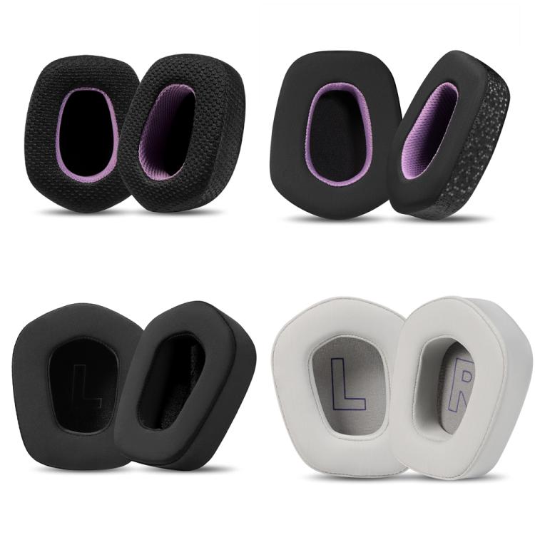 For Logitech G733 LIGHTSPEED Headset 1pair Ear Pads Sponge Soft Cushion, Color: Weaving Black Purple - free shipping - PMc TechLife - Order now!