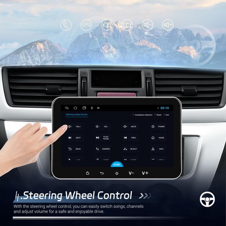 7 inch Horizontal Screen Android 13.0 Single Spindle Universal Car Multimedia Player, Style: Standard+Camera+Mic - Car MP3 & MP4 & MP5 by PMc TechLife | Online Shopping South Africa | PMc TechLife | Buy Now Pay Later Mobicred