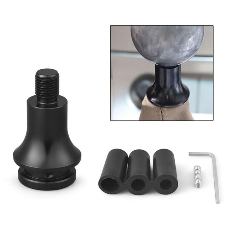 For M12 x 1.25 Car Modified Gear-Head Thread Converter Gear Lever Adapter(Silver) - Shift Knob by PMc TechLife | Online Shopping South Africa | PMc TechLife | Buy Now Pay Later Mobicred