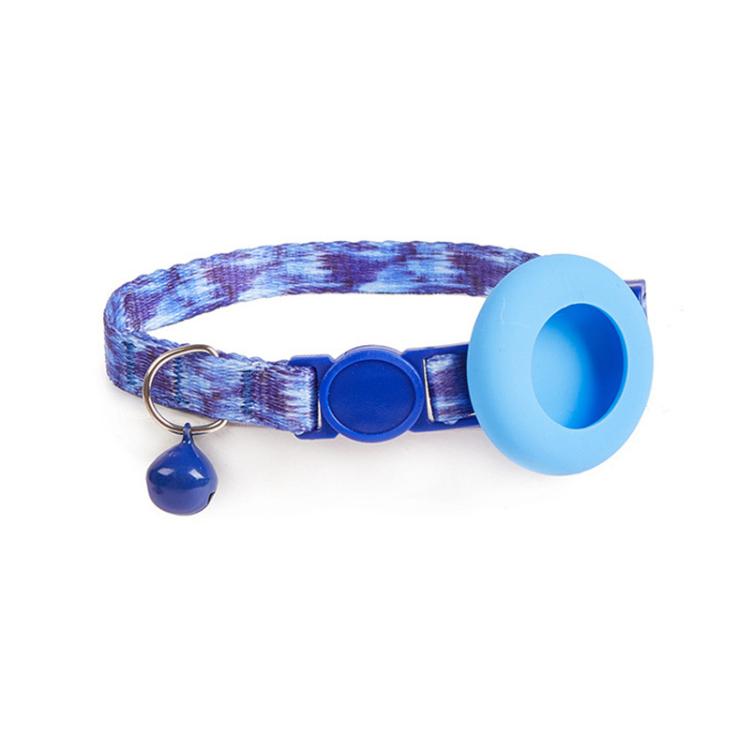 For Airtag Tracker Protective Case Cat Collar GPS Locator Protective Case With Bell(Blue Gradient) - Pet Series by PMC TechLife | Online Shopping South Africa | PMC TechLife | Buy Now Pay Later Mobicred