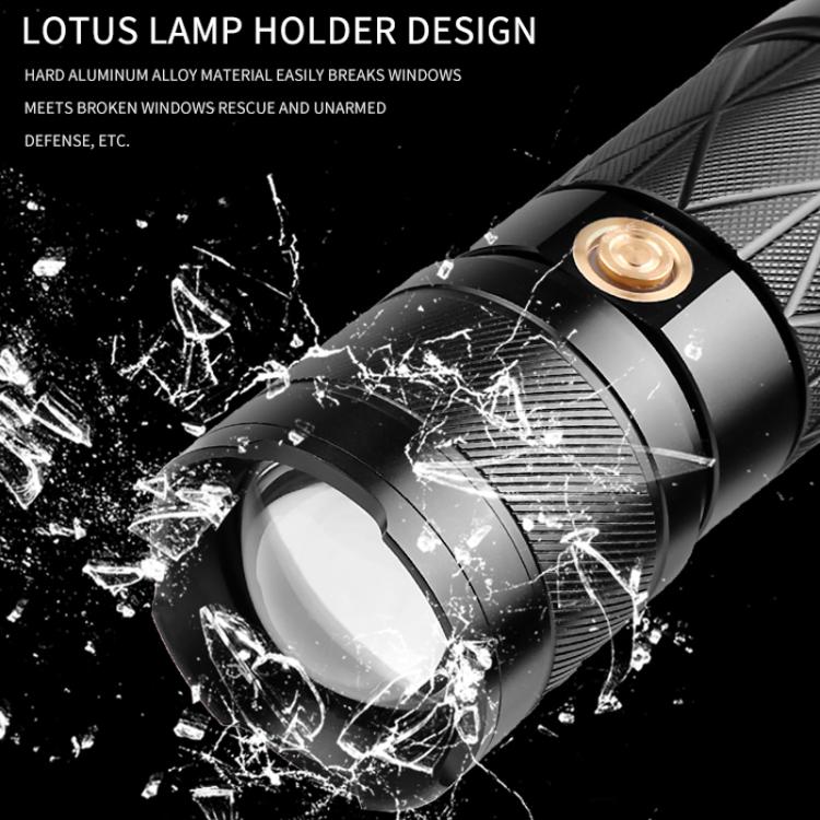 Mini Outdoor Long-Range Strong Light LED Flashlight, Specification: White Laser - Mini Flashlight by PMc TechLife | Online Shopping South Africa | PMc TechLife | Buy Now Pay Later Mobicred