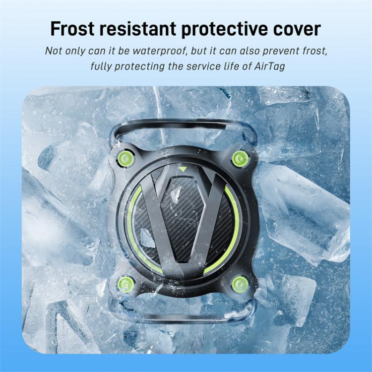 For AirTag Tracker Waterproof Protective Case Puppy Kitten Collar Metal Buckle Model Protective Cover(Blue+White PC) - Other by PMC TechLife | Online Shopping South Africa | PMC TechLife | Buy Now Pay Later Mobicred