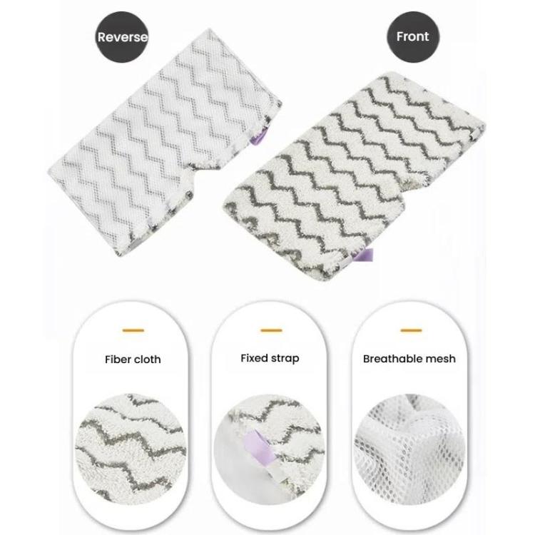2pcs /Pack Rag Mop Pad for Shark Steam Pocket Mop S3501 S3901 S3550 S3601(White) - For Shark Accessories by PMc TechLife | Online Shopping South Africa | PMc TechLife | Buy Now Pay Later Mobicred