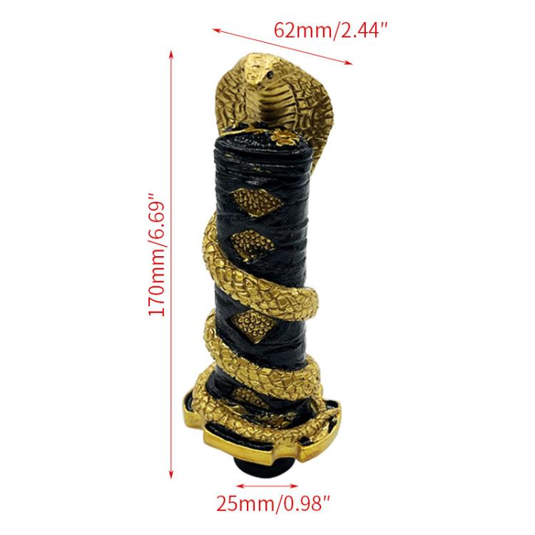 Universal Car Short Cobra Gear Knob Modification(Gold) - free shipping - PMC TechLife - Order now!