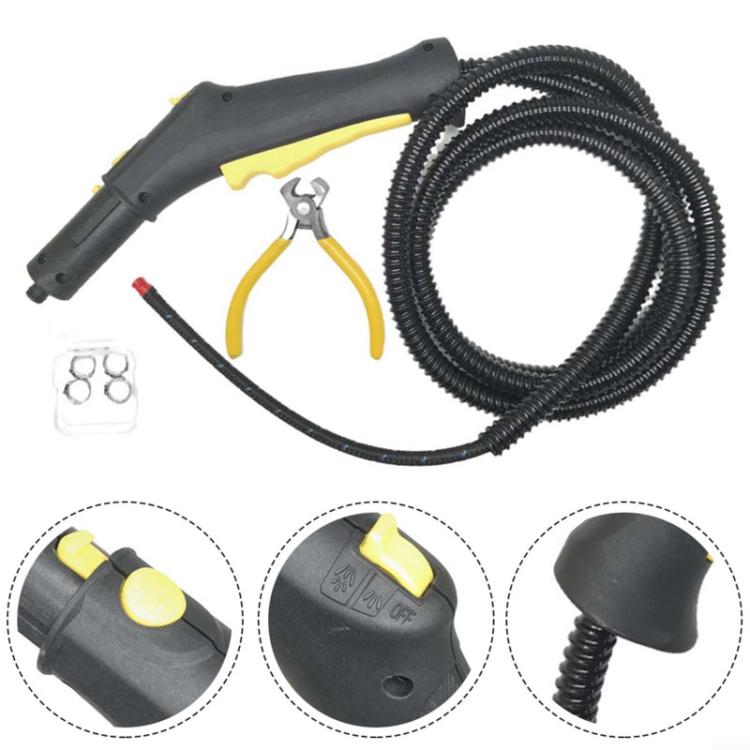 7pcs / Set For Karcher SC4 / SC2 / SC3 / CTK10 / STK20 Steam Cleaner Switch Control Handle Hose(Yellow) - For Karcher Accessories by PMc TechLife | Online Shopping South Africa | PMc TechLife | Buy Now Pay Later Mobicred