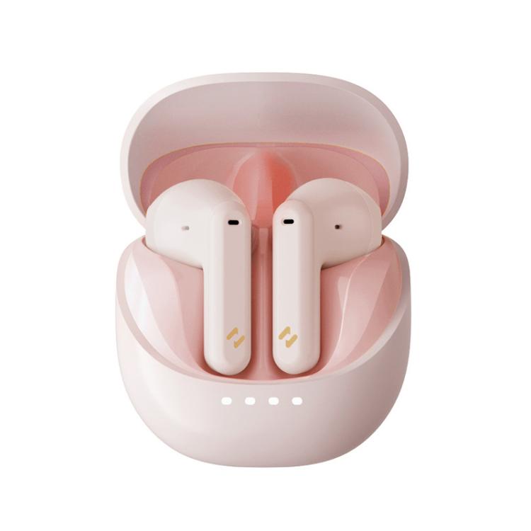 Havit E9 Semi-In-Ear ENC Noise Reduction Wireless Bluetooth Earphones, Color: Pink-Standard Edition - Bluetooth Earphone by Havit | Online Shopping South Africa | PMC TechLife | Buy Now Pay Later Mobicred
