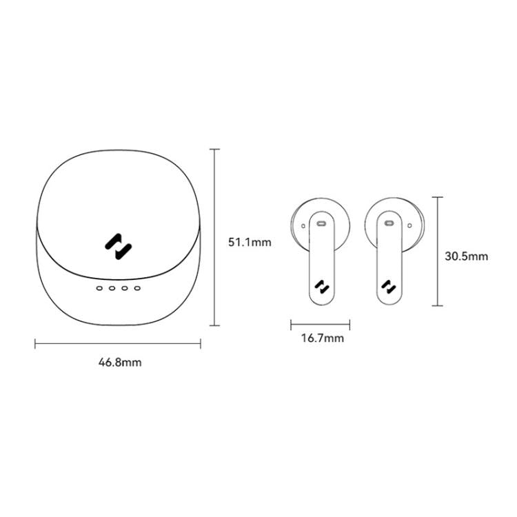 Havit E9 Semi-In-Ear ENC Noise Reduction Wireless Bluetooth Earphones, Color: White-Flagship Edition - Bluetooth Earphone by Havit | Online Shopping South Africa | PMC TechLife | Buy Now Pay Later Mobicred