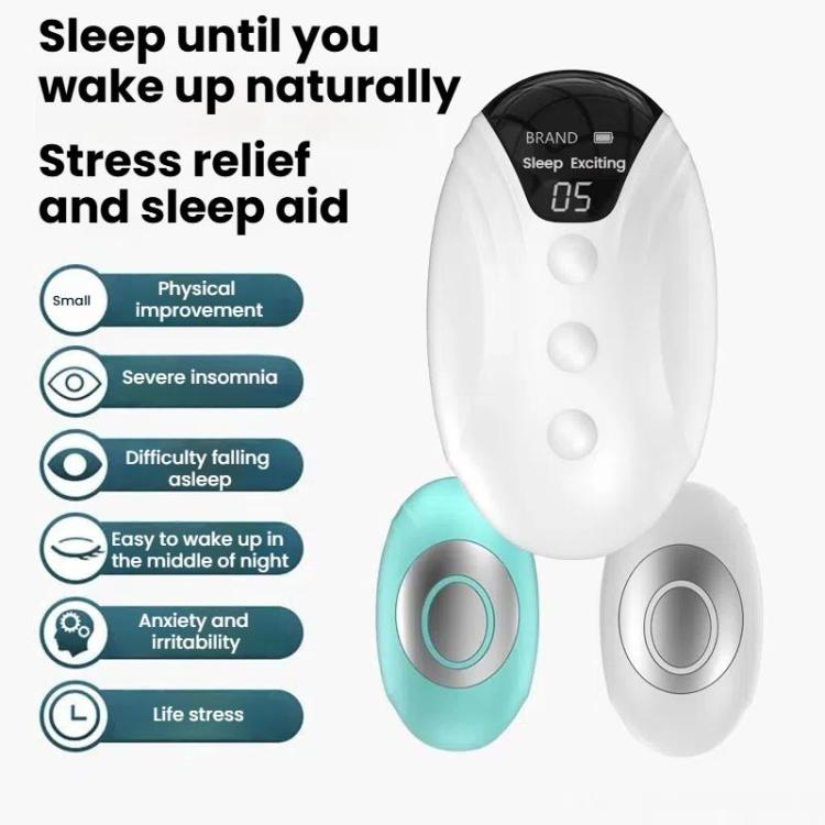 Smart Handheld Sleep Instrument Microcurrent Relief Insomnia Anxiety Therapy Portable Fast Sleeping Massager(Black) - free shipping - PMC TechLife - Order now!