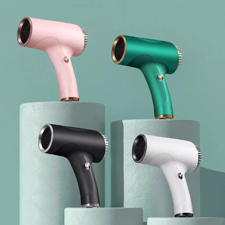 Rechargeable Wireless Hair Dryer Negative Ion Hot and Cold Wind Versatile Hairdressing Tools US Plug(Black) - free shipping - PMC TechLife - Order now!