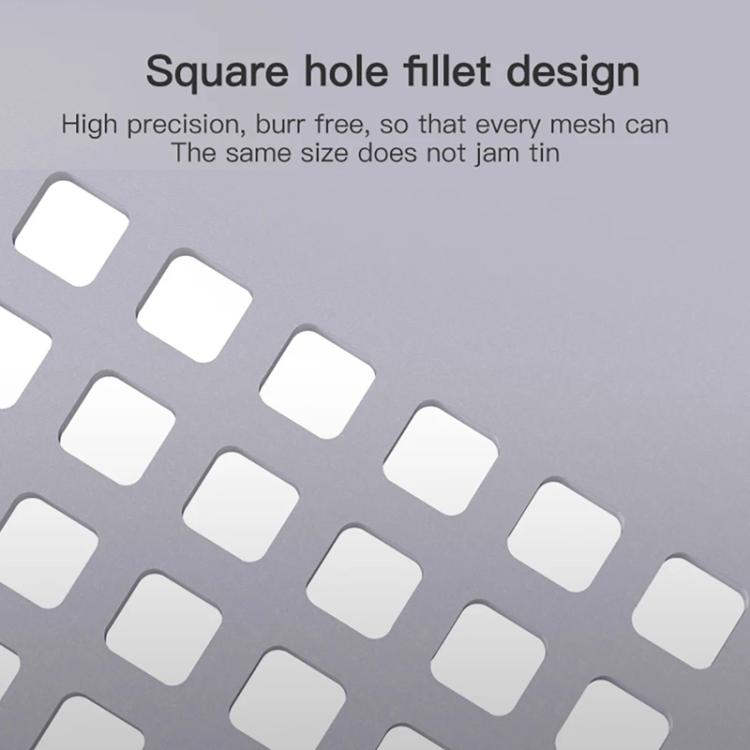 MaAnt Multifunctional Universal Net High Temperature 0.3/0.35/0.4/0.5 Pitch Square Hole Round Corner Multi-purpose Wire Mesh - free shipping - PMC TechLife - Order now!