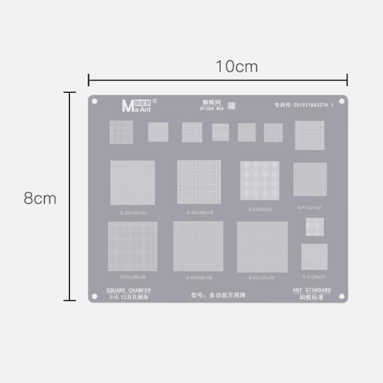 MaAnt Multifunctional Universal Net High Temperature 0.3/0.35/0.4/0.5 Pitch Square Hole Round Corner Multi-purpose Wire Mesh - free shipping - PMC TechLife - Order now!