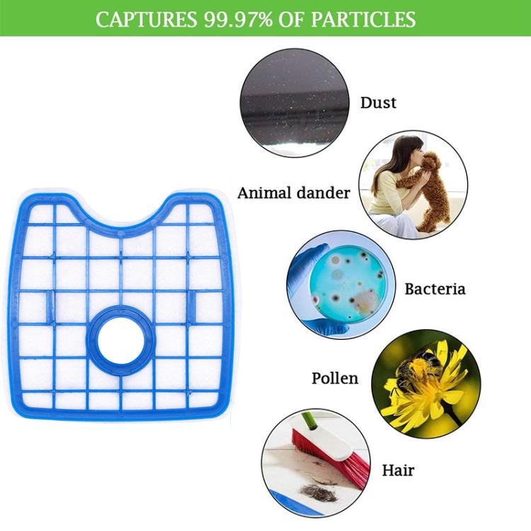 For Philips FC8972 8974 8976  Robot Vacuum Cleaner Filter Replacement Parts - For Philips Accessories by PMc TechLife | Online Shopping South Africa | PMc TechLife | Buy Now Pay Later Mobicred