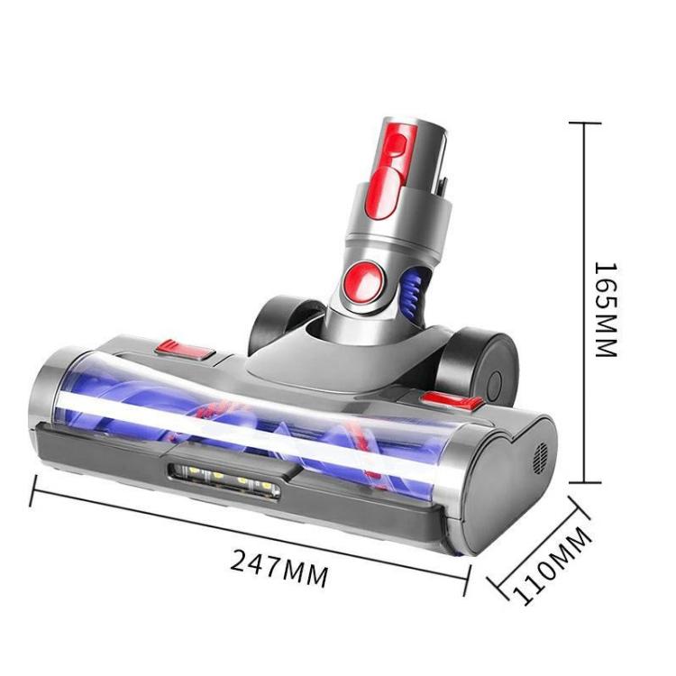 For Dyson V7 V8 V10 V11 V15 Vacuum Cleaner Double Roller Direct Drive Brush Head with LED Light(A5) - For Dyson Accessories by PMc TechLife | Online Shopping South Africa | PMc TechLife | Buy Now Pay Later Mobicred