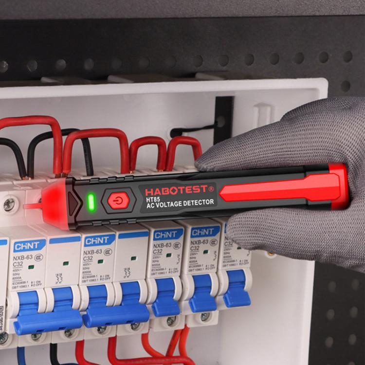 HABOTEST HT85 Non-Contact Electricity Tester AC Voltage Detector(Black Red) - Current & Voltage Tester by HABOTEST | Online Shopping South Africa | PMc TechLife | Buy Now Pay Later Mobicred