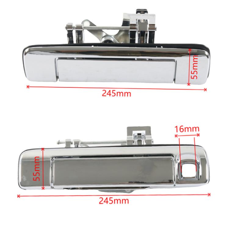 For Isuzu D-MAX Electroplated Car Tailgate Handle, OE: With Camera Hole 8-98202618-1 - Door Handles by PMc TechLife | Online Shopping South Africa | PMc TechLife | Buy Now Pay Later Mobicred