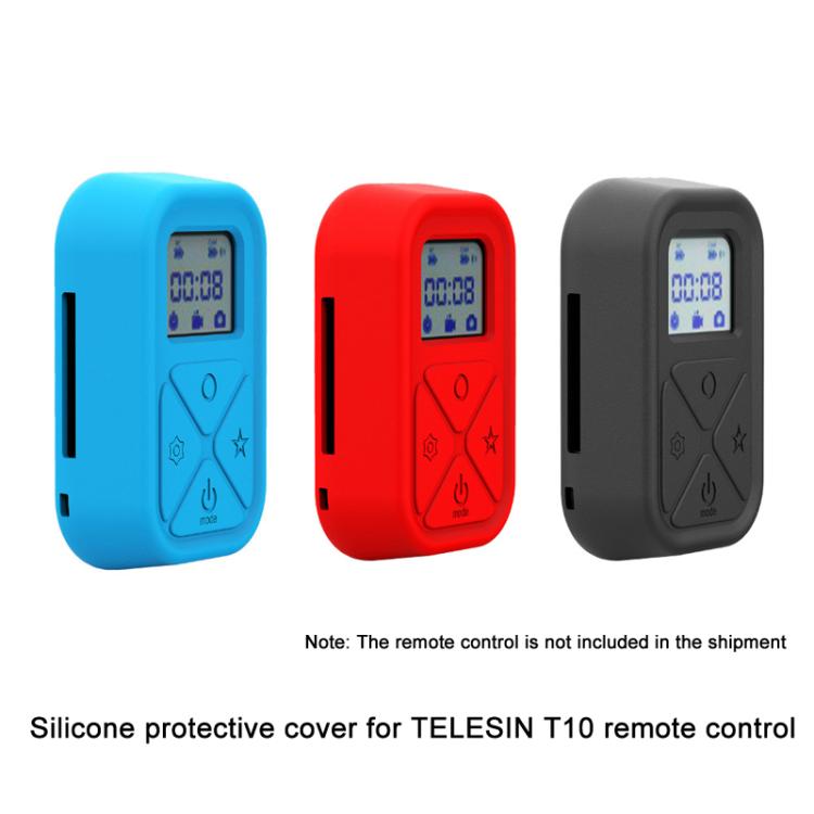 For TELESIN T10 Remote Control Silicone Protective Case Anti-scratch and Drop-proof Cover(Red) - free shipping - PMC TechLife - Order now!