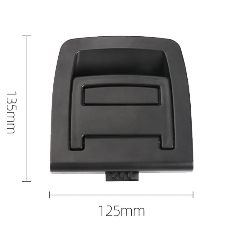 For BMW X5 E70 / X6 E71 E72 Car Boot Handle Inside Trunk Lid Bottom Plate Handle 51479120283(With Lock Hole Black) - Door Handles by PMc TechLife | Online Shopping South Africa | PMc TechLife | Buy Now Pay Later Mobicred