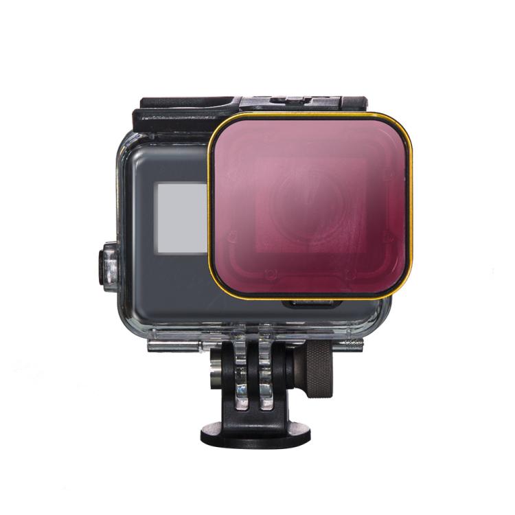 For GoPro 5/6 PGYTECH Deep Diving Snorkeling Filter Waterproof Case(Red) - free shipping - PMC TechLife - Order now!