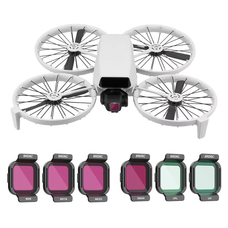 For DJI Flip BRDRC Lens Filters Protective Lens Accessories, Style: ND32 - free shipping - PMC TechLife - Order now!
