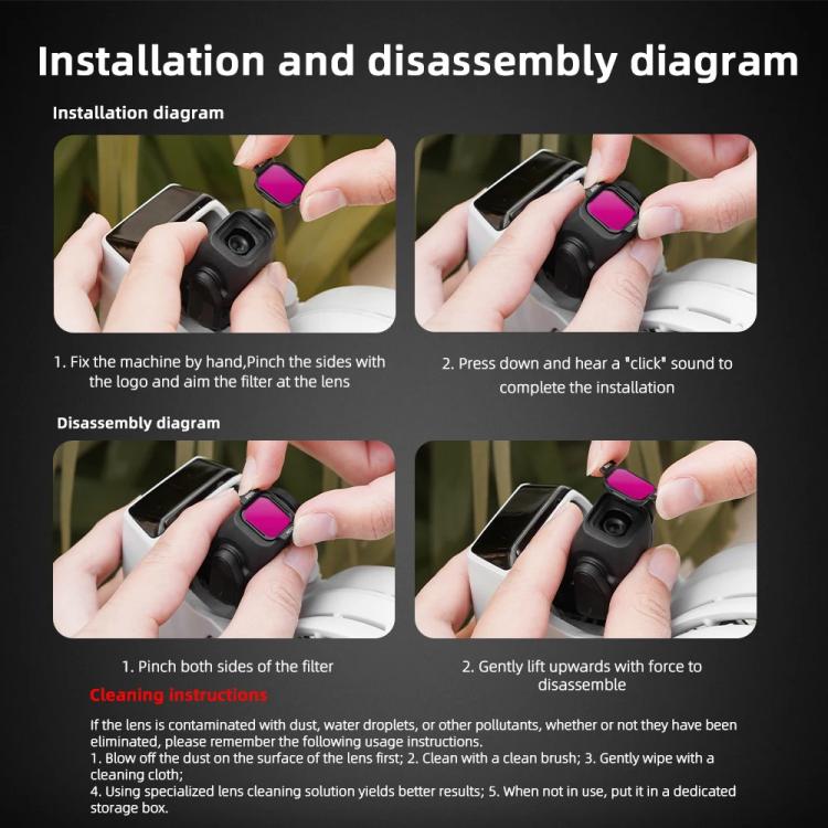 For DJI Flip BRDRC Lens Filters Protective Lens Accessories, Style: ND32 - free shipping - PMC TechLife - Order now!