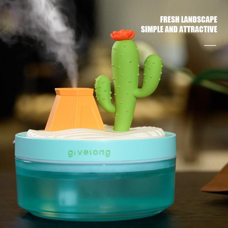 Givelong Mini Portable Landscape Humidifier Plant Pot Hydrator Mister USB Car Spray Aromatherapy Diffuser(Coconut Tree) - free shipping - PMC TechLife - Order now!