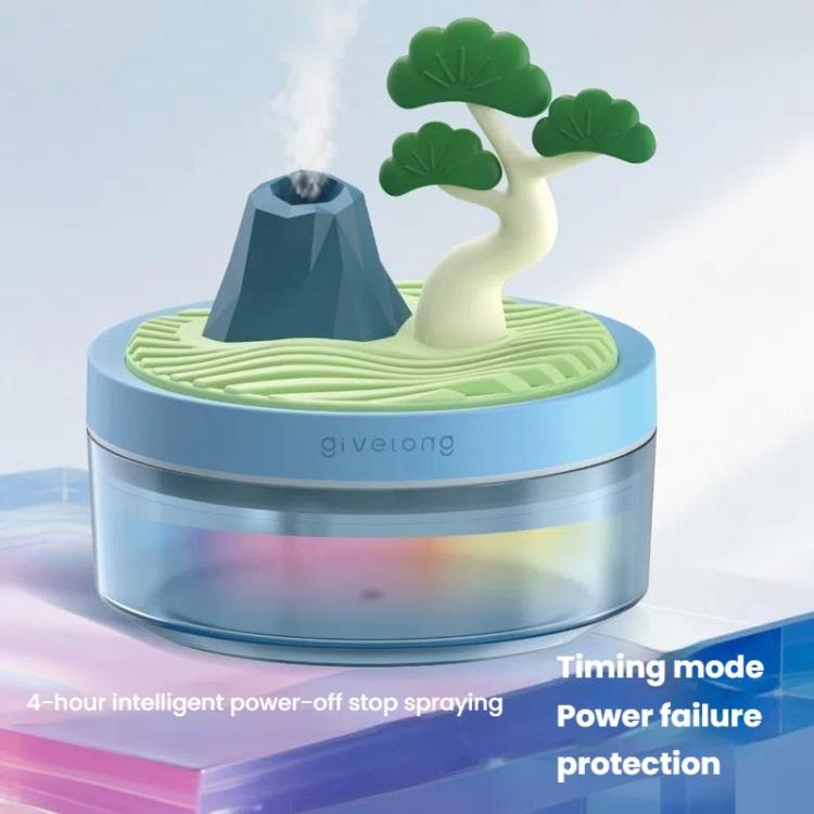 Givelong Mini Portable Landscape Humidifier Plant Pot Hydrator Mister USB Car Spray Aromatherapy Diffuser(Cactus) - free shipping - PMC TechLife - Order now!