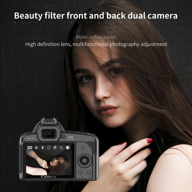 D5 HD WiFi Digital Camera 64MP Dual Camera Night Vision Photography Video DV Standard White - Video Cameras by PMc TechLife | Online Shopping South Africa | PMc TechLife | Buy Now Pay Later Mobicred