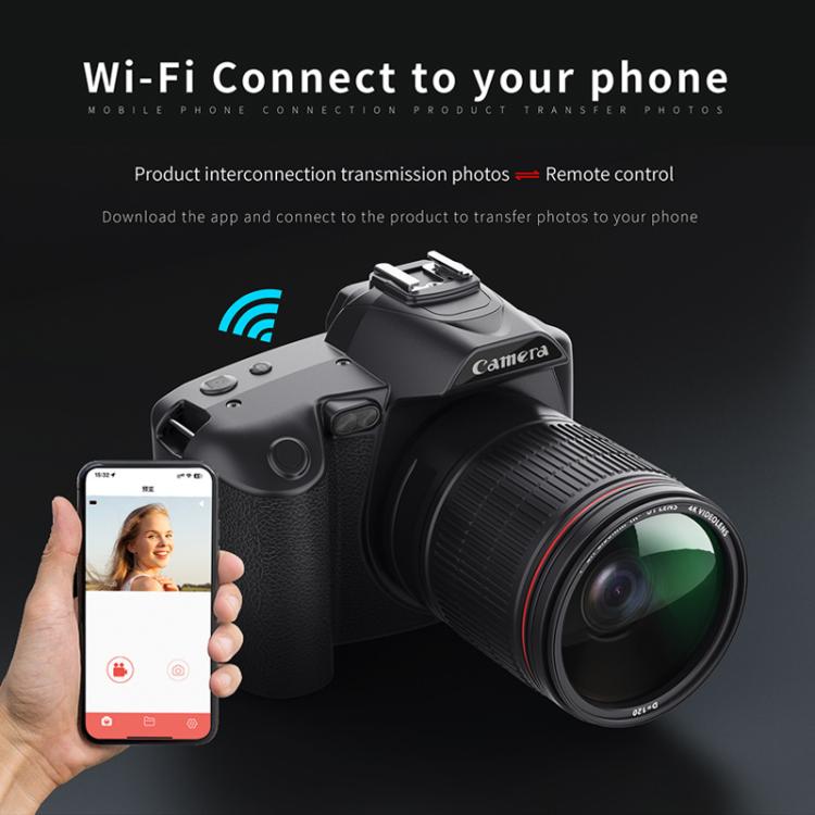 D5 HD WiFi Digital Camera 64MP Dual Camera Night Vision Photography Video DV Standard White - Video Cameras by PMc TechLife | Online Shopping South Africa | PMc TechLife | Buy Now Pay Later Mobicred