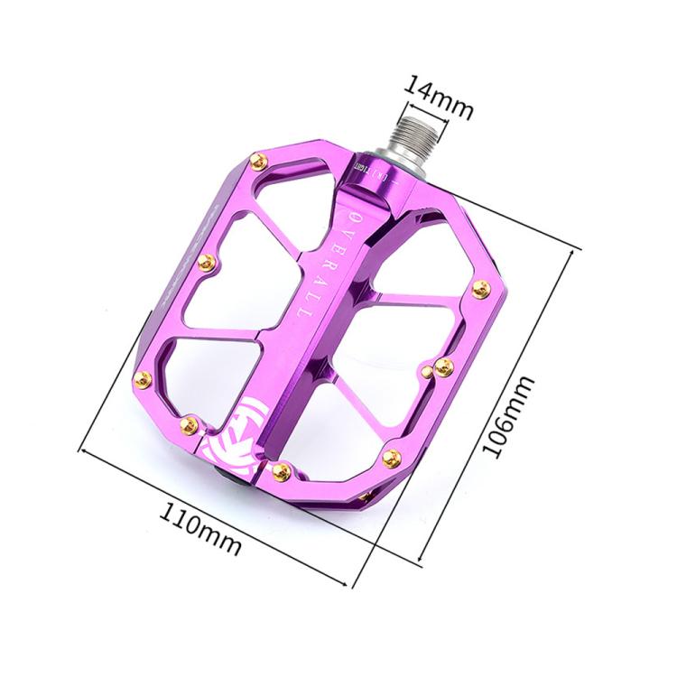 RACEWORK D029 CNC Triple Bearing Hollow Anti-slip Bicycle Pedals(Black) - free shipping - PMc TechLife - Order now!