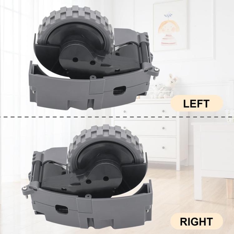 For IRobot Roomba 5/6/7/8/9 Series Walking Wheels Vacuum Cleaner Accessories Right Wheel-Black - For iRobot Accessories by PMc TechLife | Online Shopping South Africa | PMc TechLife | Buy Now Pay Later Mobicred