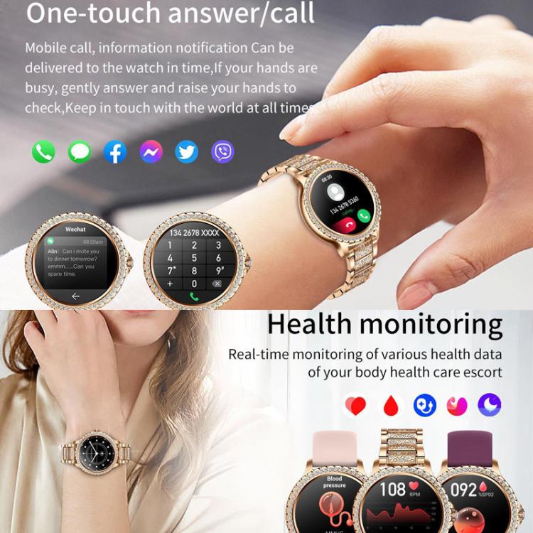 Bluetooth Calling AI Voice Assistant Life Waterproof Sports Smartwatch, Color: Black Mesh Strap+Silicone Strap - free shipping - PMC TechLife - Order now!