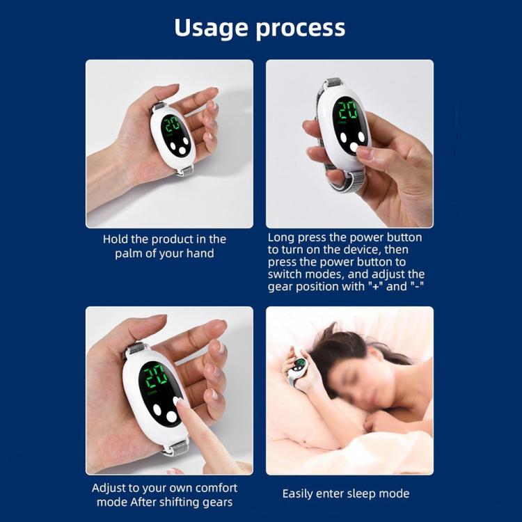 HY61 EMS Pulse Smart Handheld Sleep Meter Sleep Aid Instrument(Green) - free shipping - PMC TechLife - Order now!