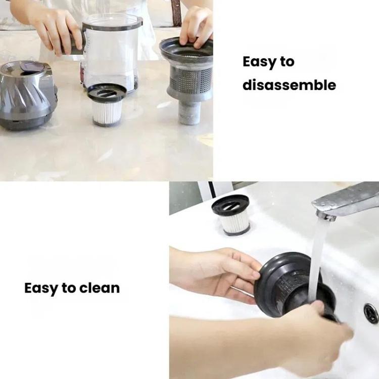 For ZEKAI K7 Vacuum Cleaner Replacement Parts 5pcs 2-in-1 Flat Suction - free shipping - PMc TechLife - Order now!