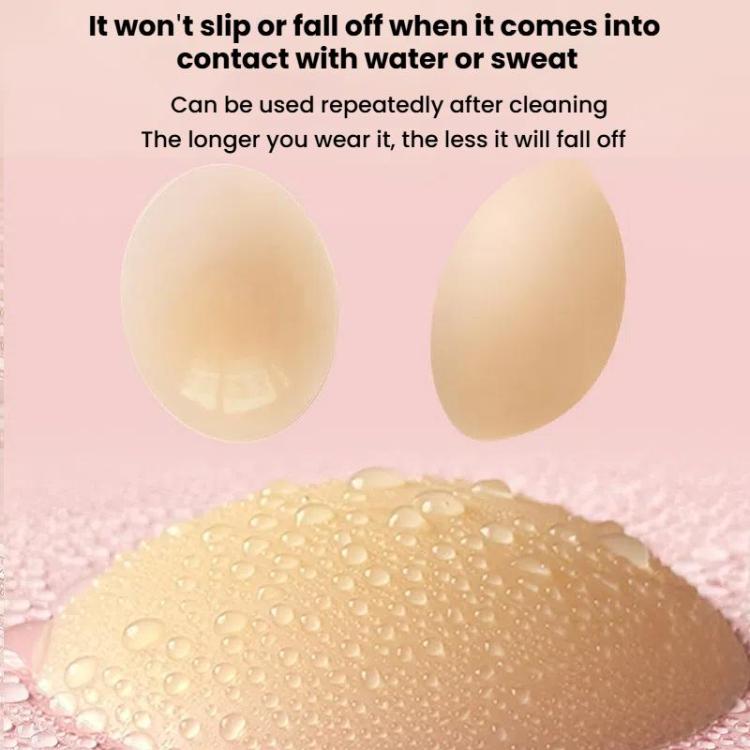 Ultra-thin Invisible Anti-bump Silicone Breast Stickers, Size: 10cm(Natural skin) - free shipping - PMc TechLife - Order now!