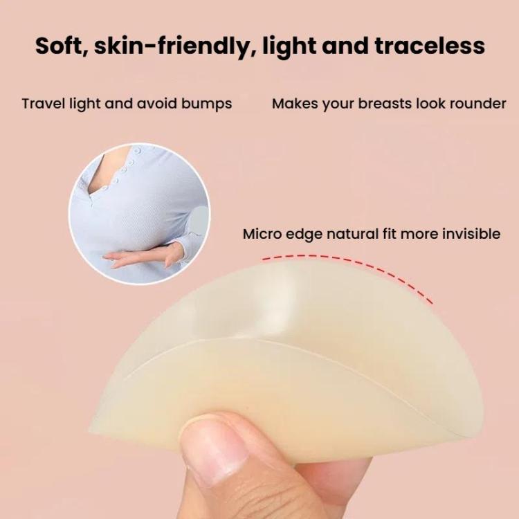 Ultra-thin Invisible Anti-bump Silicone Breast Stickers, Size: 13cm(Rusty skin) - free shipping - PMc TechLife - Order now!