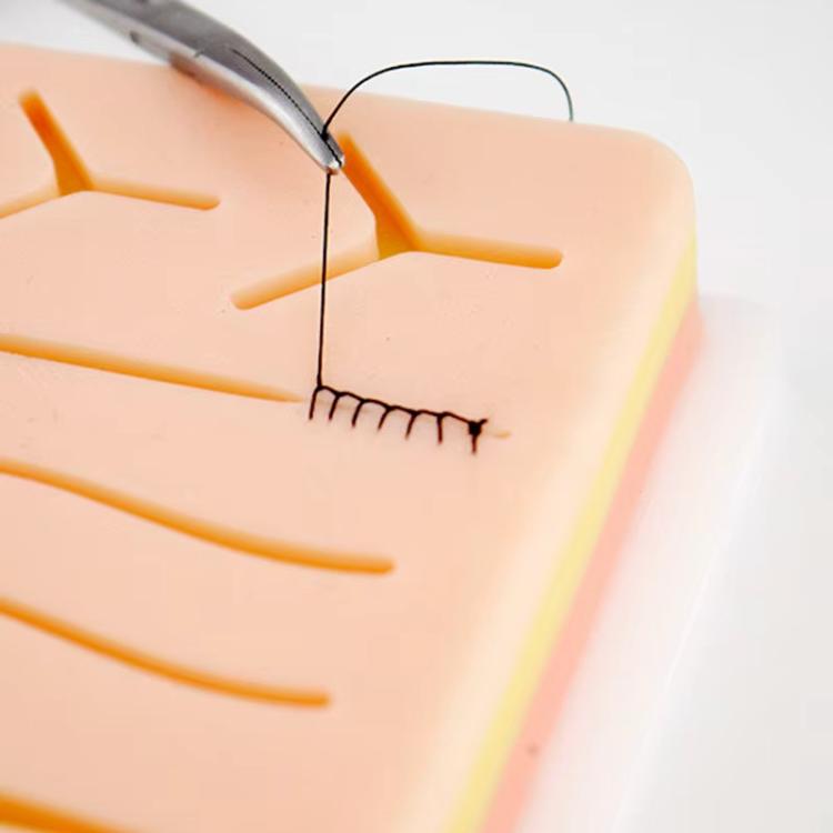 Anti-tear Silicone Wound Suture Training Model Surgical Suture Practice Simulated Skin Silicone Pad - free shipping - PMC TechLife - Order now!