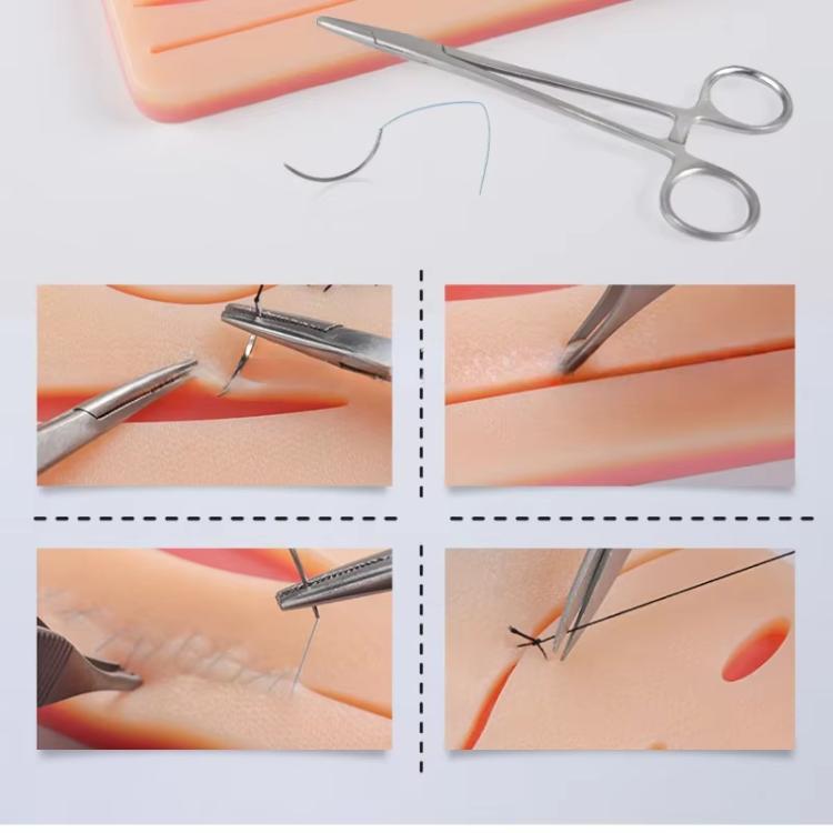 Anti-tear Silicone Wound Suture Training Model Surgical Suture Practice Simulated Skin Silicone Pad - free shipping - PMC TechLife - Order now!