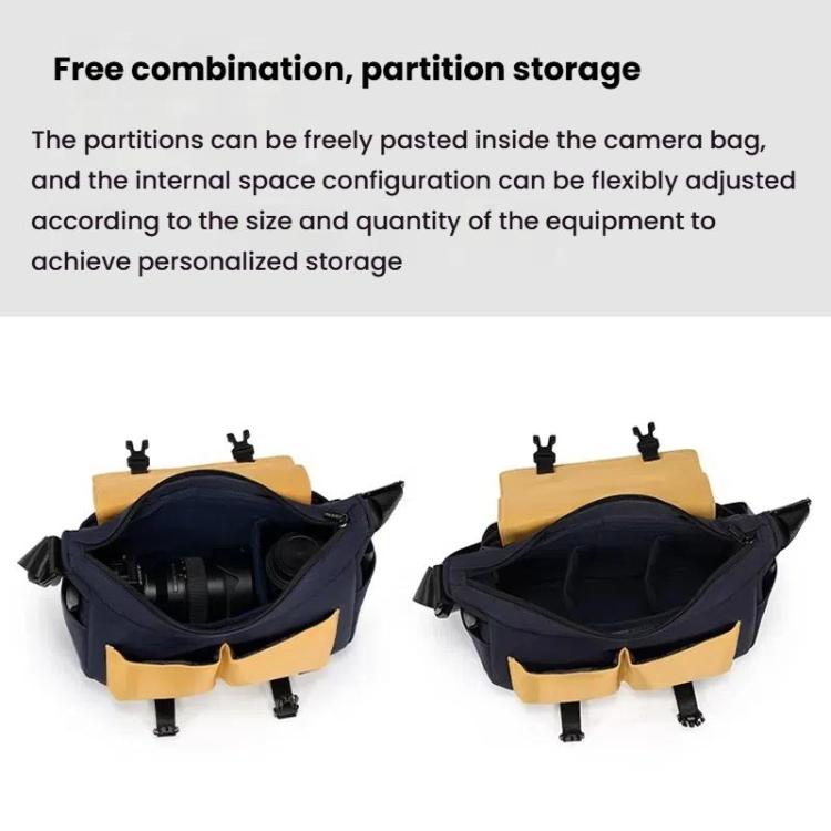 Cwatcun D191 Medium Shoulder Camera Bag Waterproof Crossbody Microsingle DSLR Camera Messenger Bag - free shipping - PMC TechLife - Order now!
