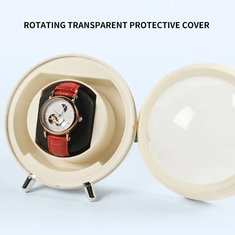 Smart Watch Winder With Anti-Magnetic Protection Silent Operation Dual Power Modes USB/Battery(White) - free shipping - PMC TechLife - Order now!