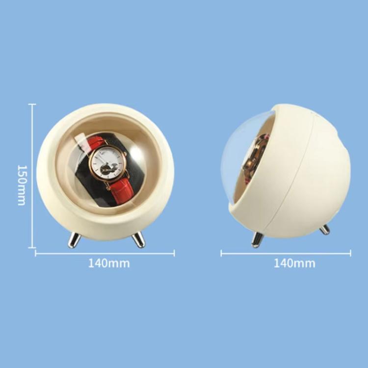 Smart Watch Winder With Anti-Magnetic Protection Silent Operation Dual Power Modes USB/Battery(White) - free shipping - PMC TechLife - Order now!