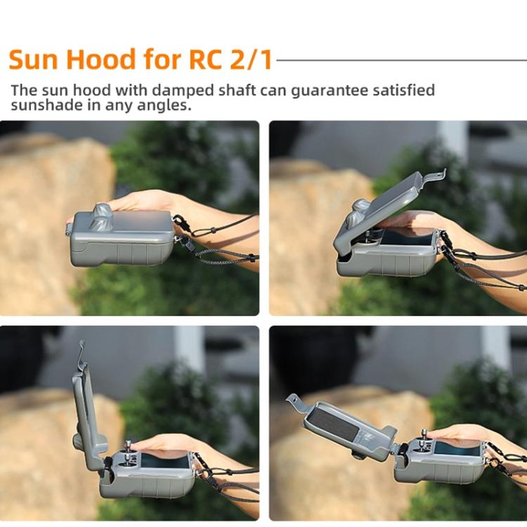 For DJI RC 2 / 1 Sunnylife ZN985 Remote Control 2 In 1 Visor Storage Case - free shipping - PMC TechLife - Order now!