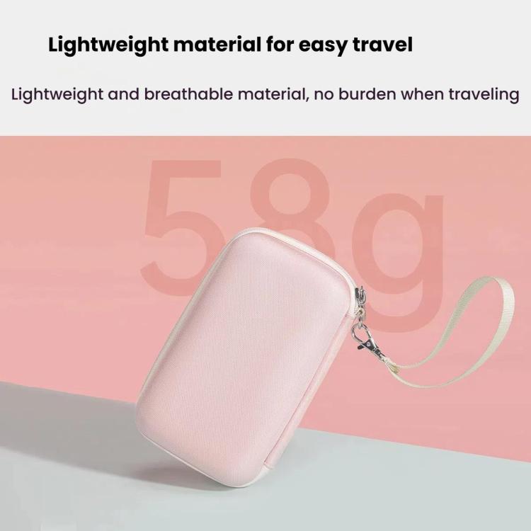 Cwatcun D204 Small Convenient Microslice Storage Bag Compact Digital Camera Waterproof Hard Case(Pink) - free shipping - PMC TechLife - Order now!