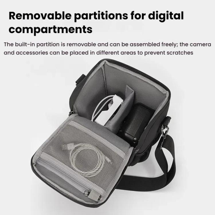 Cwatcun D1 Small Lightweight Portable Leather Film Material Camera Crossbody Bag - free shipping - PMC TechLife - Order now!