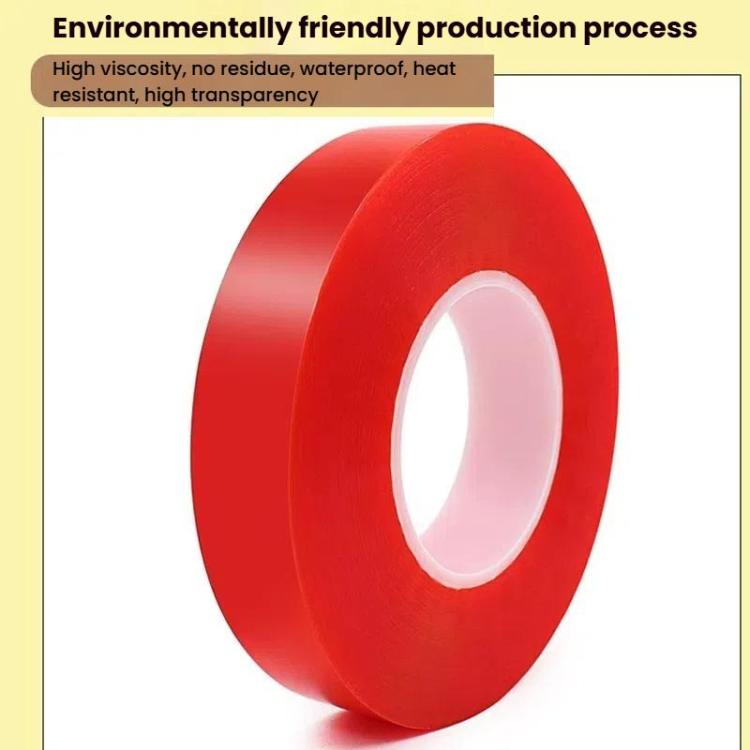 5rolls 0.2mm Thick Acrylic Polyester PET Double Sided Adhesive Tape, 10m/roll, Width: 15mm - free shipping - PMC TechLife - Order now!