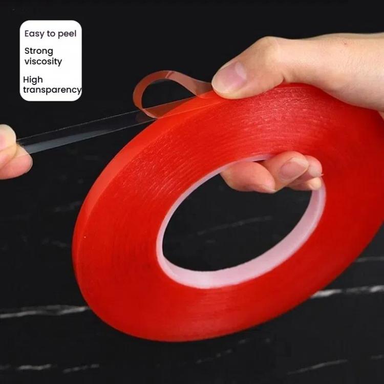 5rolls 0.2mm Thick Acrylic Polyester PET Double Sided Adhesive Tape, 10m/roll, Width: 15mm - free shipping - PMC TechLife - Order now!