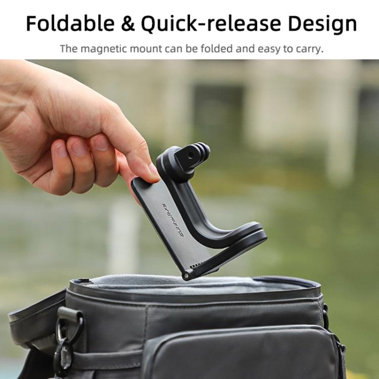 Sunnylife MJ996 Sports Camera Multi-Axis Rotating Magnetic Mount(Black) - free shipping - PMC TechLife - Order now!