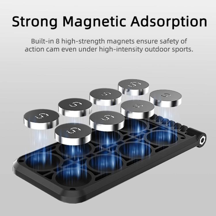 Sunnylife MJ996 Sports Camera Multi-Axis Rotating Magnetic Mount(Black) - free shipping - PMC TechLife - Order now!