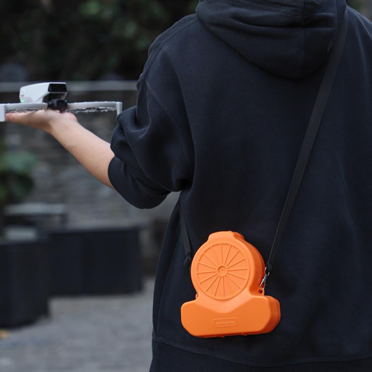 For DJI Flip Sunnylife FP-SN953 Storage Box Shockproof Crossbody Bag(Gray) - free shipping - PMC TechLife - Order now!